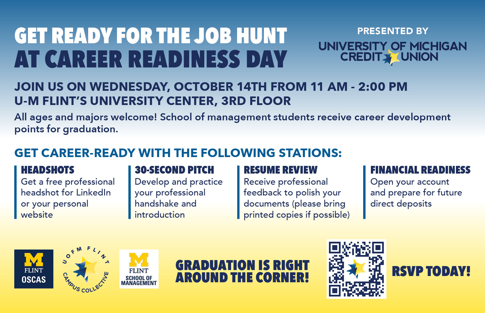Flint Career Rediness Flyer with details explaining the event