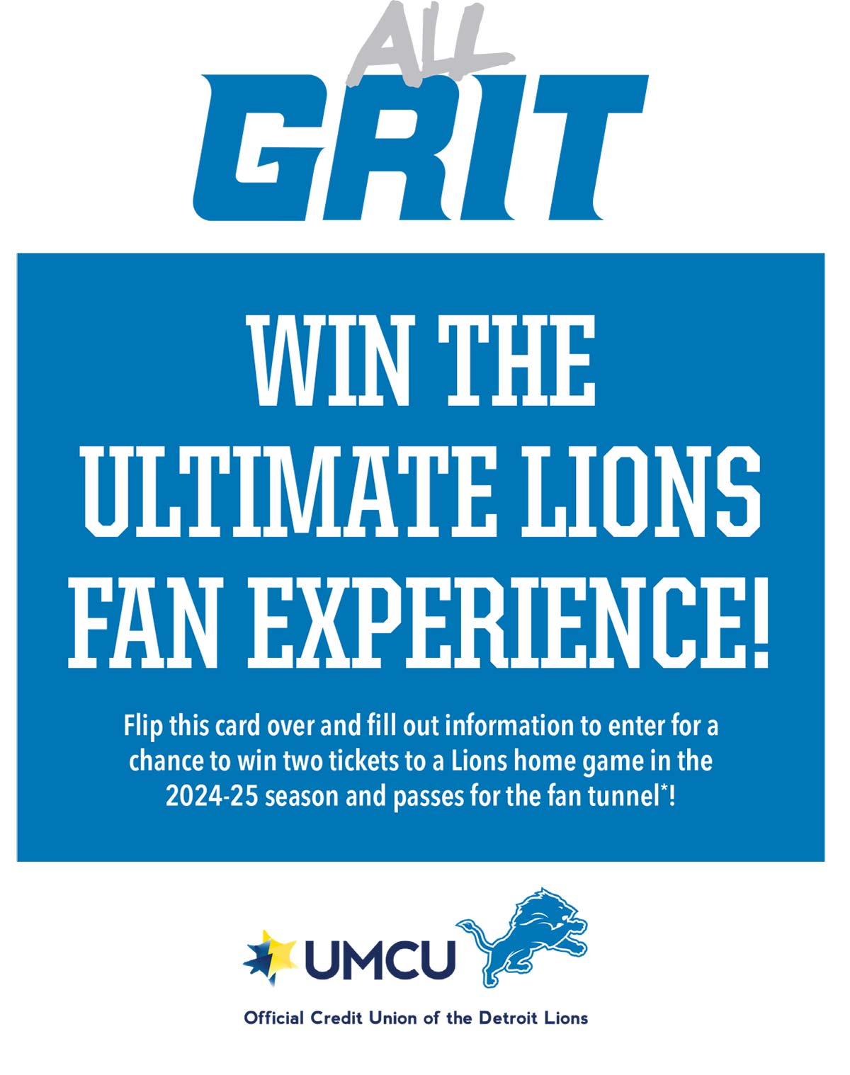 Lions Promo Graphic